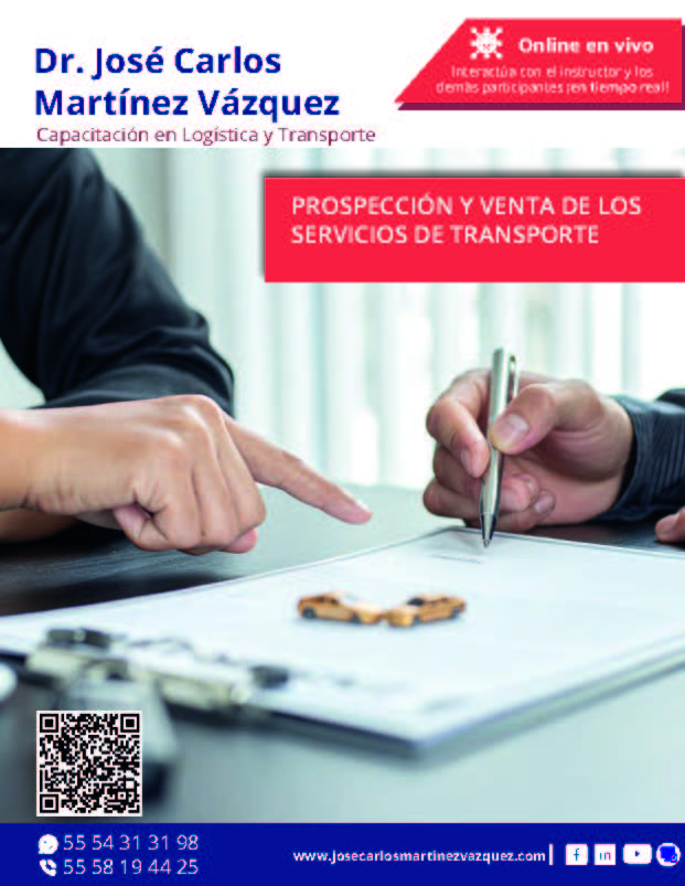 Prospección y venta de los servicios de transporte