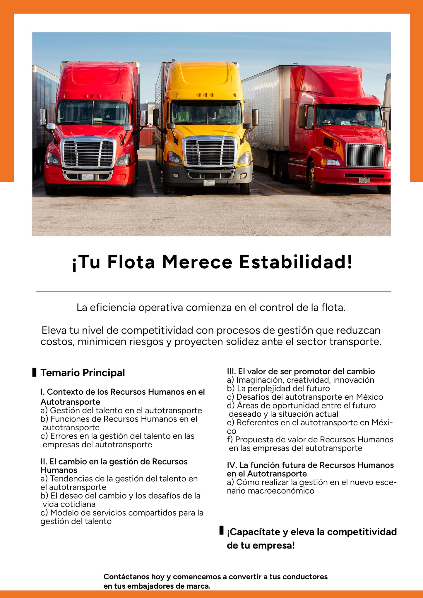Administración de flotillas de autotransporte