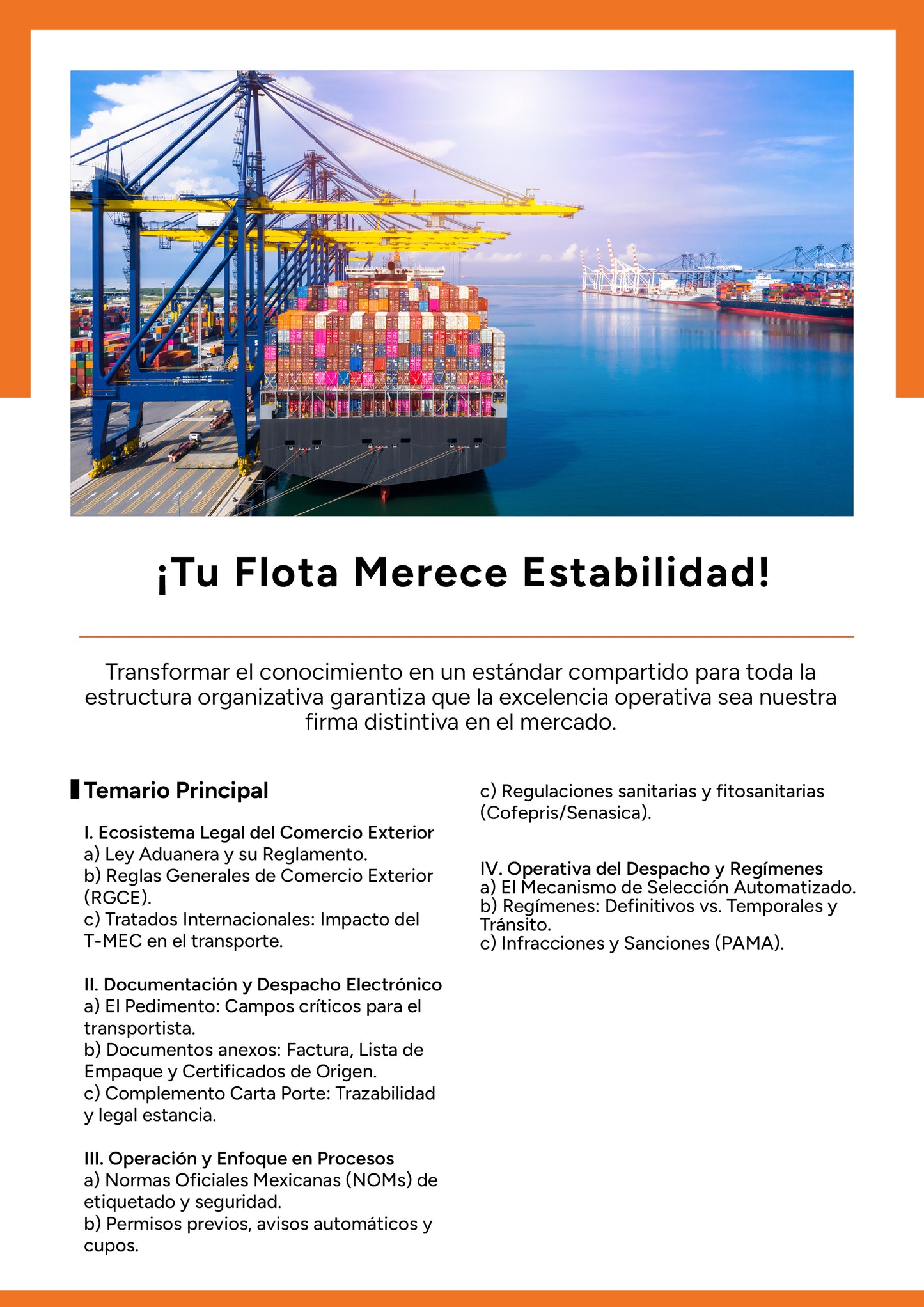 Comercio exterior y Operaciones aduaneras