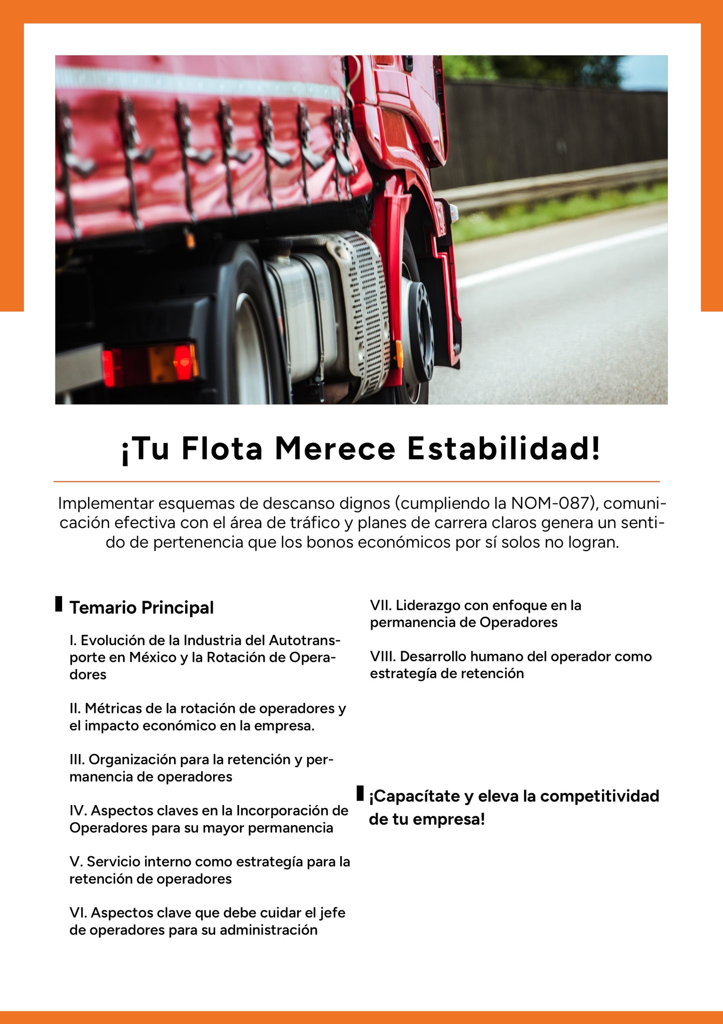 Cómo reducir la rotación de conductores para elevar la competitividad de la empresa transportista