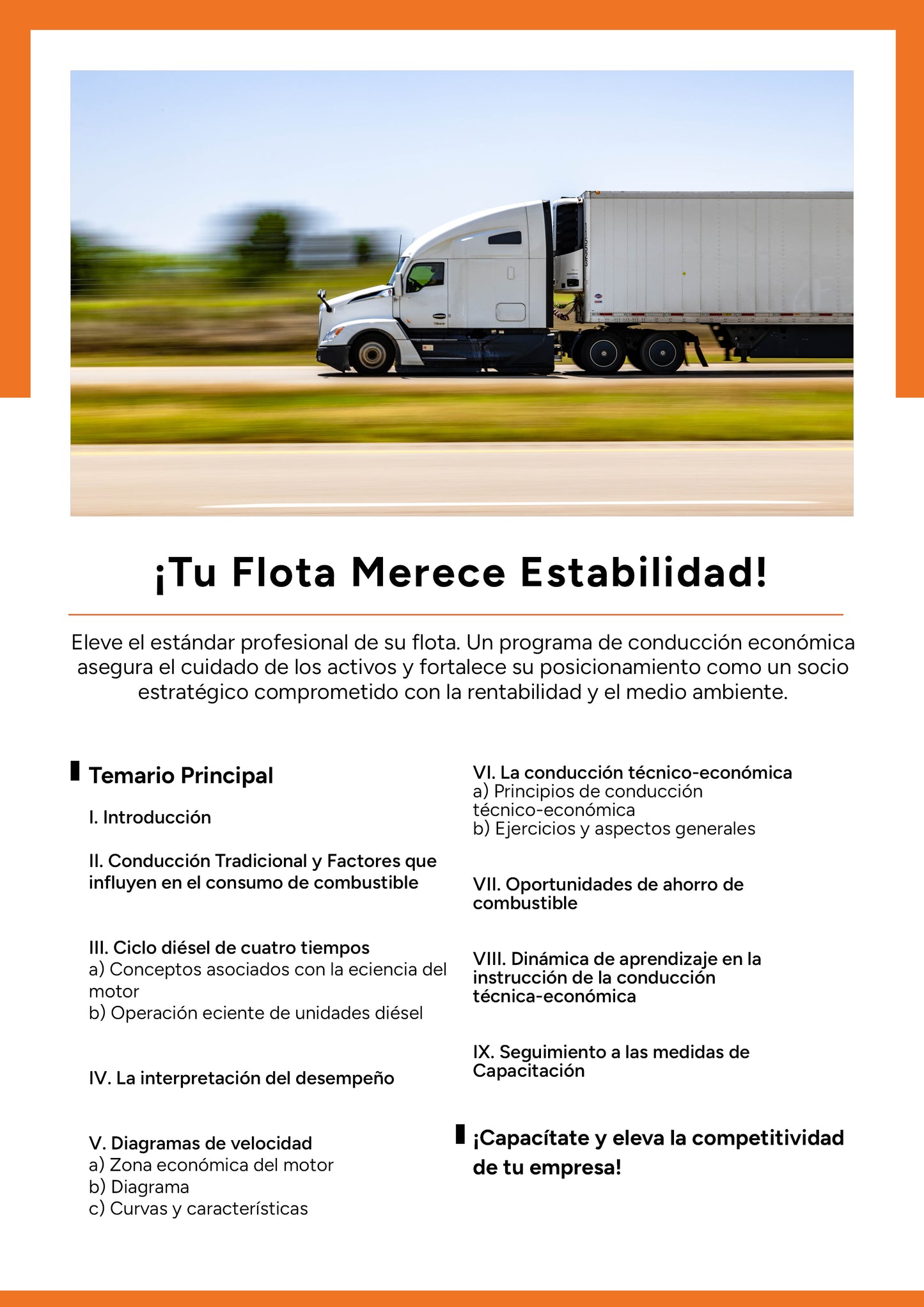 Conducción técnico - económica para elevar la competitividad de la empresa transportista