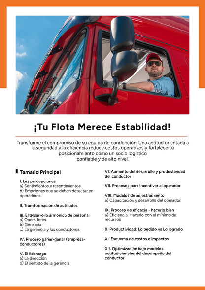 Como transformar la actitud de los conductores para elevar la competitividad del autotransporte