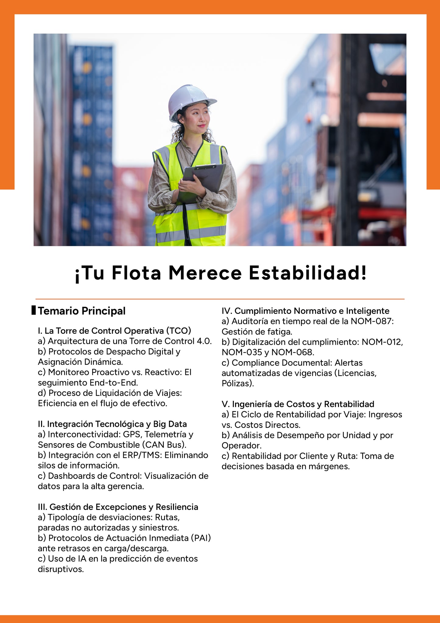 Control Integral Operaciones Clave en Autotransporte
