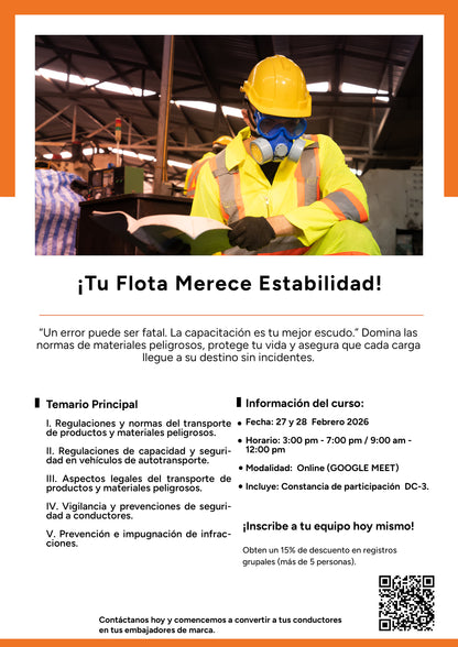 HAZMAT - Regulaciones y normas en el transporte de productos y materiales peligrosos