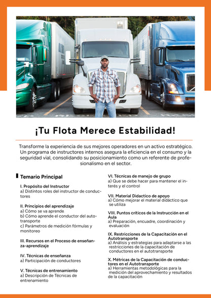 Formación de instructores internos de conductores para elevar la competitividad de la empresa transportista