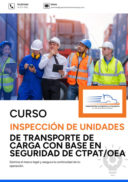 Inspeccion de seguridad de las unidades de transporte terrestre de carga