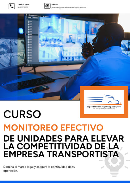 Monitoreo efectivo de unidades para elevar la competitividad de la empresa transportista
