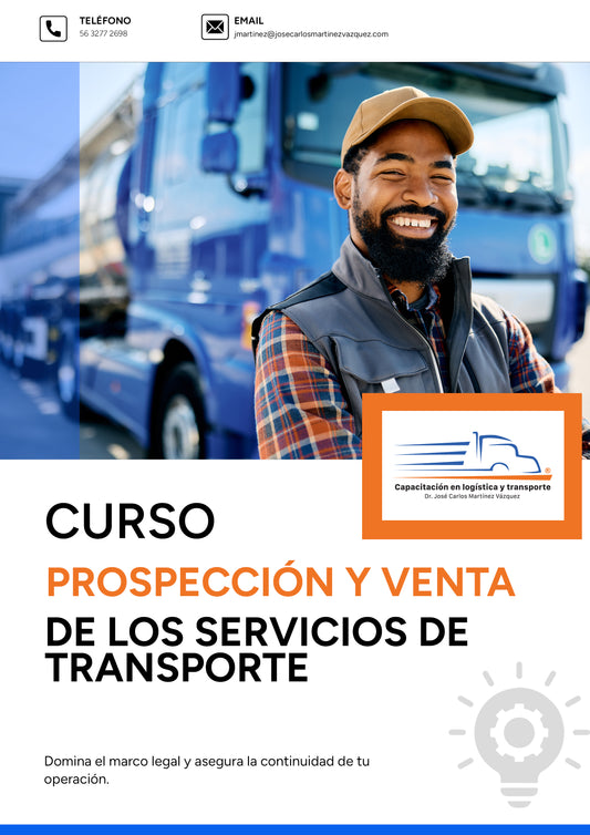 Prospección y venta de los servicios de transporte