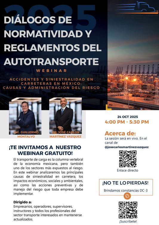 Certificado DC3 Diálogos de Normatividad y Reglamentos del Autotransporte
